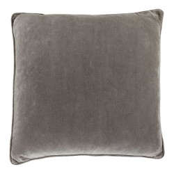 Vitton Grey Velvet 60 x 60 Cushion Cover