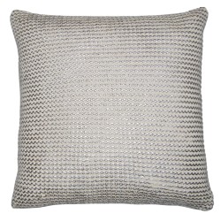 Pearl Knitted 45 x 45 Chainmail cushion with feather interior
