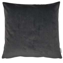 Slate Grey Velvet 45 x 45 Cushion complete with feather interior